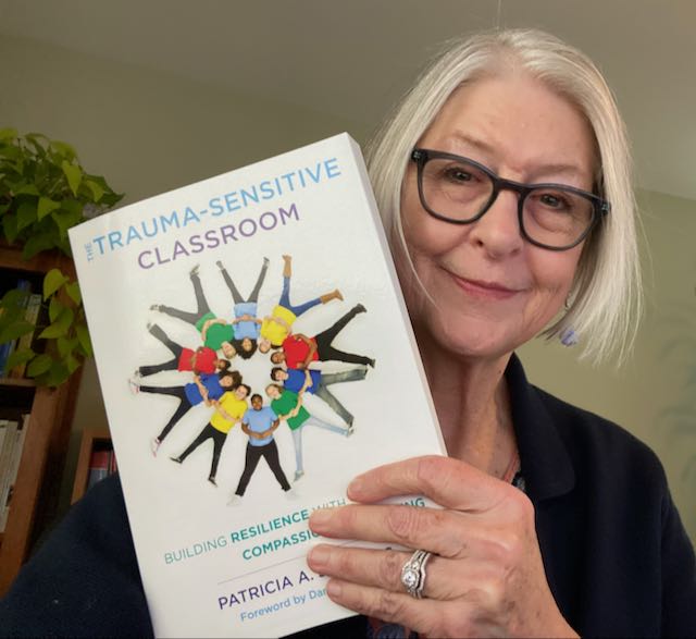 Patricia Jennings with Her Book